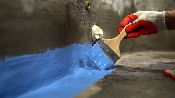 Crawl space vapor barrier installation in Raymond, KS